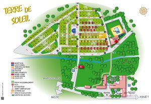 Plan Camping Terre de Soleil